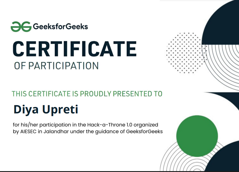 Hackathon Participation